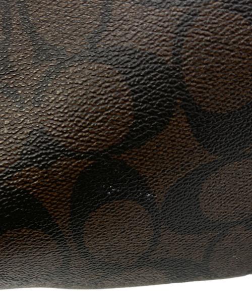 COACH（コーチ）COACH (コーチ) トートバッグ ブラウン×レッドの古着・服飾アイテム