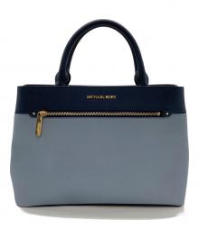 MICHAEL KORS（マイケルコース）の古着「ハンドバッグ」｜ブルー×ネイビー