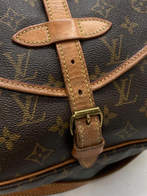 LOUIS VUITTON（ルイ ヴィトン）LOUIS VUITTON (ルイ ヴィトン) ショルダーバッグ ブラウン・ライトブラウンの古着・服飾アイテム