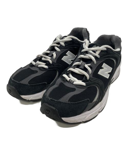 NEW BALANCE（ニューバランス）NEW BALANCE (ニューバランス) MR530CCローカットスニーカー ブラック×ホワイト サイズ:US7の古着・服飾アイテム