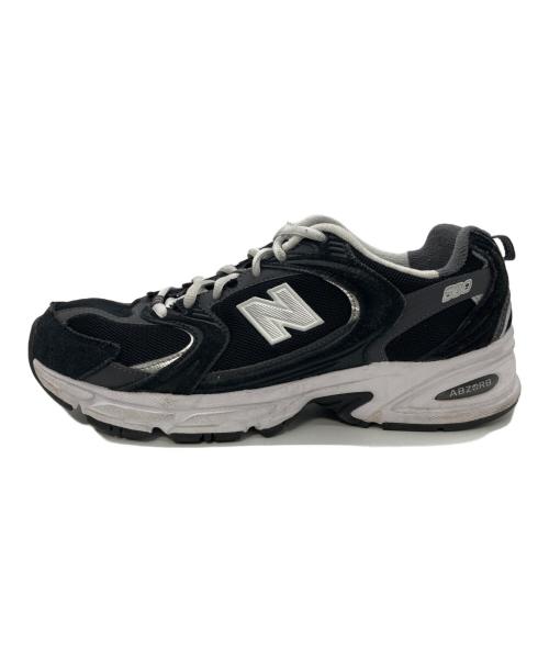 NEW BALANCE（ニューバランス）NEW BALANCE (ニューバランス) MR530CCローカットスニーカー ブラック×ホワイト サイズ:US7の古着・服飾アイテム