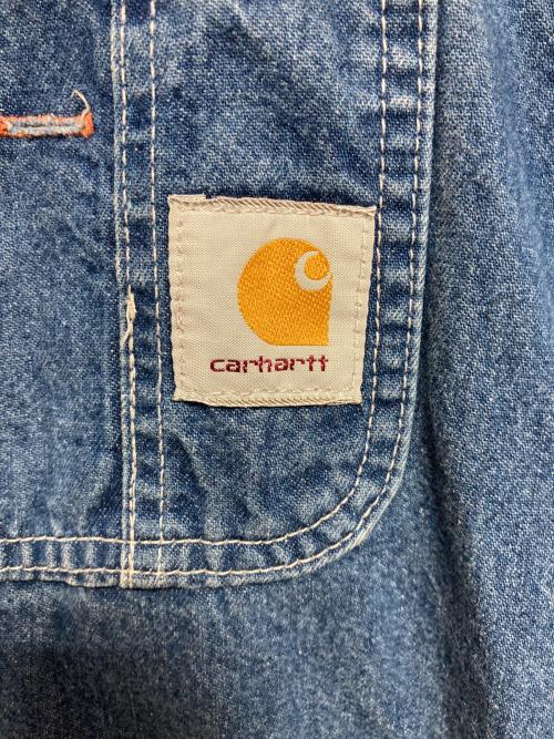 CarHartt（カーハート）CarHartt (カーハート) デニムオーバーオール インディゴ サイズ:不明(実寸をご参照下さい)の古着・服飾アイテム