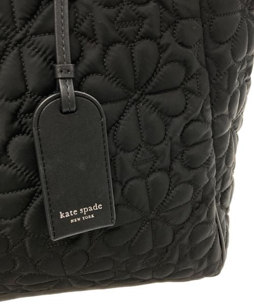 Kate Spade（ケイトスペード）Kate Spade (ケイトスペード) ティリー キルテッド ミディアム トート ブラックの古着・服飾アイテム