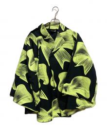 COMME des GARCONS（コムデギャルソン）の古着「22SS 二次元ジャケット」｜グリーン×ブラック