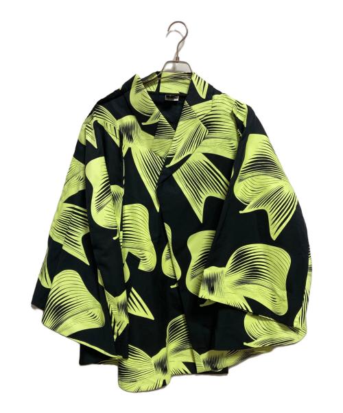 COMME des GARCONS（コムデギャルソン）COMME des GARCONS (コムデギャルソン) 22SS 二次元ジャケット グリーン×ブラック サイズ:Mの古着・服飾アイテム