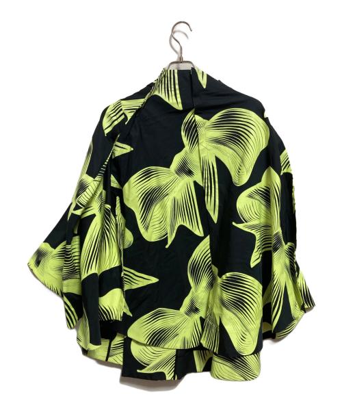 COMME des GARCONS（コムデギャルソン）COMME des GARCONS (コムデギャルソン) 22SS 二次元ジャケット グリーン×ブラック サイズ:Mの古着・服飾アイテム