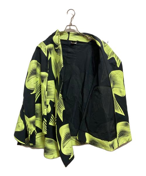 COMME des GARCONS（コムデギャルソン）COMME des GARCONS (コムデギャルソン) 22SS 二次元ジャケット グリーン×ブラック サイズ:Mの古着・服飾アイテム