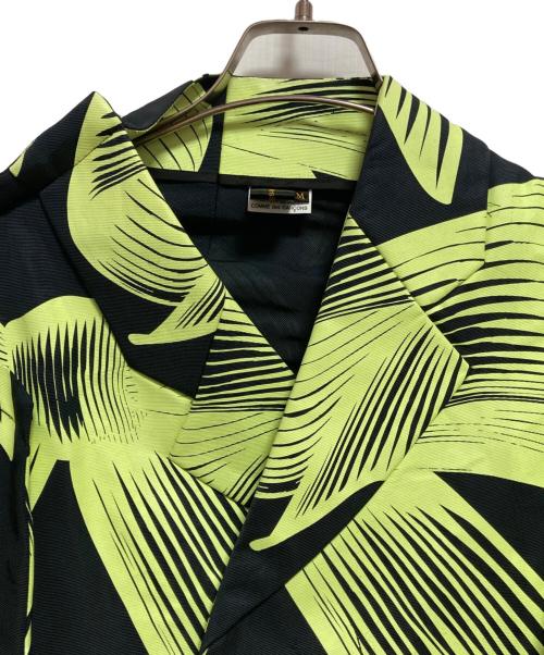 COMME des GARCONS（コムデギャルソン）COMME des GARCONS (コムデギャルソン) 22SS 二次元ジャケット グリーン×ブラック サイズ:Mの古着・服飾アイテム