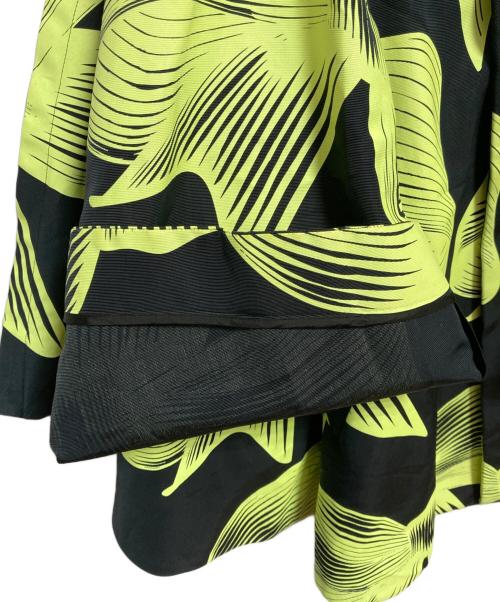 COMME des GARCONS（コムデギャルソン）COMME des GARCONS (コムデギャルソン) 22SS 二次元ジャケット グリーン×ブラック サイズ:Mの古着・服飾アイテム