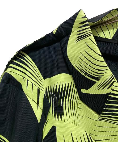 COMME des GARCONS（コムデギャルソン）COMME des GARCONS (コムデギャルソン) 22SS 二次元ジャケット グリーン×ブラック サイズ:Mの古着・服飾アイテム
