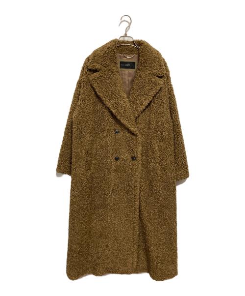 NOLLEY'S sophi（ノーリーズソフィー）NOLLEY'S sophi (ノーリーズソフィー) フェイクテディファーロングコート ブラウン サイズ:M（38）の古着・服飾アイテム