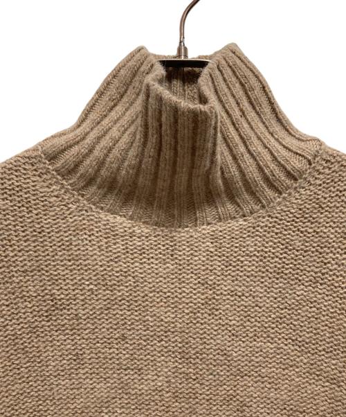 AK+1（エーケーワン）ak+1 (エーケーワン) ハイネックニットワンピース ベージュ サイズ:S（36）の古着・服飾アイテム