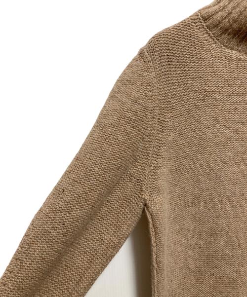 AK+1（エーケーワン）ak+1 (エーケーワン) ハイネックニットワンピース ベージュ サイズ:S（36）の古着・服飾アイテム