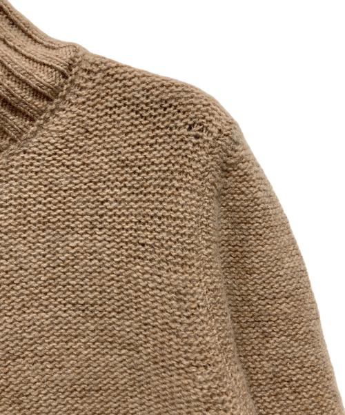 AK+1（エーケーワン）ak+1 (エーケーワン) ハイネックニットワンピース ベージュ サイズ:S（36）の古着・服飾アイテム
