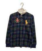 POLO RALPH LAURENポロ・ラルフローレン）の古着「ラガーシャツ」｜グリーン