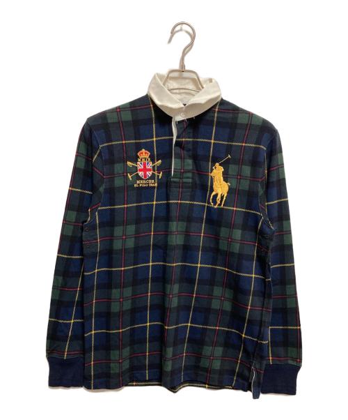 POLO RALPH LAUREN（ポロ・ラルフローレン）POLO RALPH LAUREN (ポロ・ラルフローレン) ラガーシャツ グリーン サイズ:Sの古着・服飾アイテム