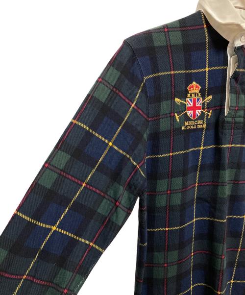 POLO RALPH LAUREN（ポロ・ラルフローレン）POLO RALPH LAUREN (ポロ・ラルフローレン) ラガーシャツ グリーン サイズ:Sの古着・服飾アイテム