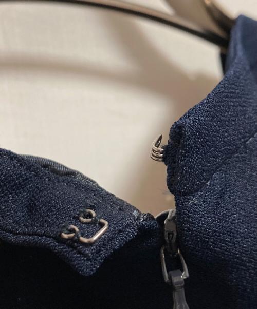 CELFORD（セルフォード）CELFORD (セルフォード) バックサテンプリーツワンピース ネイビー サイズ:M（38）の古着・服飾アイテム
