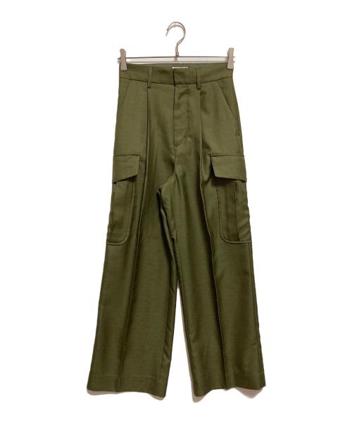 IENA（イエナ）IENA (イエナ) ウォッシャブル カーゴスラックス オリーブ サイズ:S（34）の古着・服飾アイテム