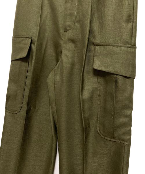IENA（イエナ）IENA (イエナ) ウォッシャブル カーゴスラックス オリーブ サイズ:S（34）の古着・服飾アイテム