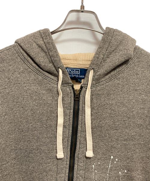 POLO RALPH LAUREN（ポロ・ラルフローレン）POLO RALPH LAUREN (ポロ・ラルフローレン) 裏サーマルハダブルフェイスパーカー グレー サイズ:Lの古着・服飾アイテム