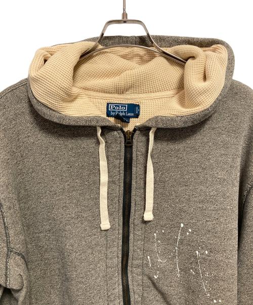 POLO RALPH LAUREN（ポロ・ラルフローレン）POLO RALPH LAUREN (ポロ・ラルフローレン) 裏サーマルハダブルフェイスパーカー グレー サイズ:Lの古着・服飾アイテム