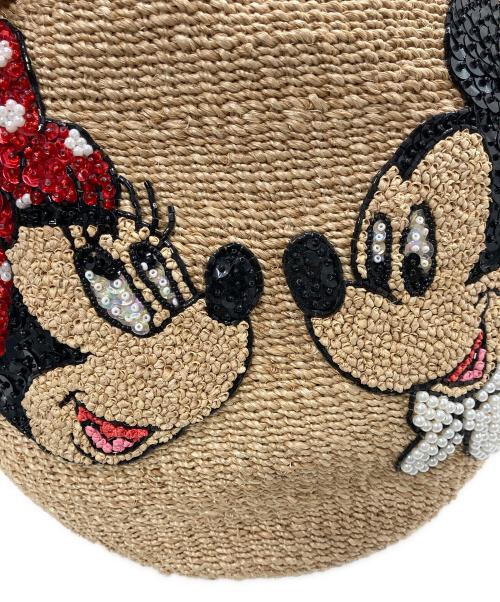 BEAMS BOY（ビームスボーイ）BEAMS BOY (ビームスボーイ) DISNEY (ディズニー) 20th別注 ディズニー オールスターかごバッグ ベージュの古着・服飾アイテム