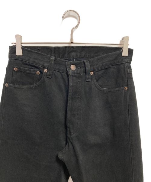 LEVI'S（リーバイス）LEVI'S (リーバイス) 501先染めブラックデニムパンツ ブラック サイズ: W28×L34の古着・服飾アイテム
