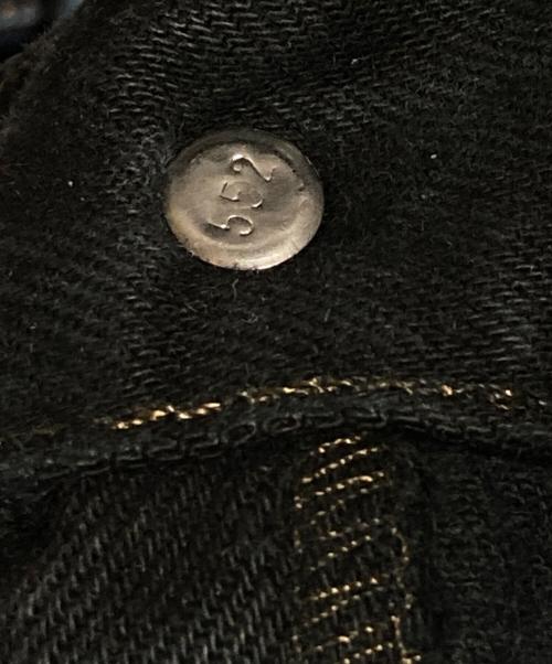 LEVI'S（リーバイス）LEVI'S (リーバイス) 501先染めブラックデニムパンツ ブラック サイズ: W28×L34の古着・服飾アイテム