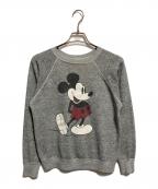 DISNEYディズニー）の古着「80ｓクルーネックスウェット」｜グレー