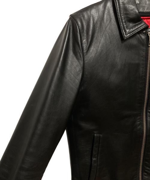 Liugoo Leathers（リューグーレザーズ）Liugoo Leathers (リューグーレザーズ) ライナー付きカウレザージャケット ブラック サイズ:Mの古着・服飾アイテム