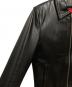 中古・古着 Liugoo Leathers (リューグーレザーズ) ライナー付きカウレザージャケット ブラック サイズ:M：9000円