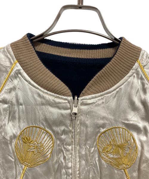 hawaiian dream（ハワイアン ドリーム）hawaiian dream (ハワイアン ドリーム) ベロアスーベニアジャケット ネイビー サイズ:40の古着・服飾アイテム