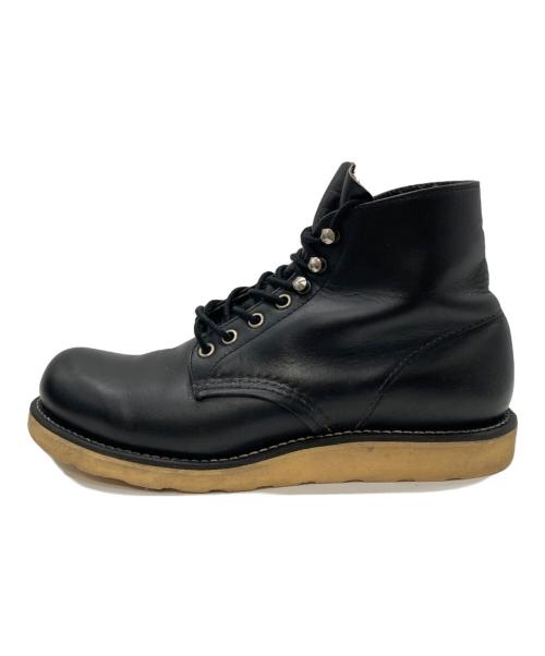 RED WING（レッドウィング）RED WING (レッドウィング) 6-inch Classic Round ブラック サイズ:7Dの古着・服飾アイテム