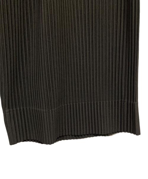 HOMME PLISSE ISSEY MIYAKE（オム プリッセ イッセイ ミヤケ）HOMME PLISSE ISSEY MIYAKE (オム プリッセ イッセイ ミヤケ) 18AW  プリーツストレートワイドパンツ ブラック サイズ:2の古着・服飾アイテム