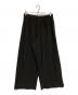 HOMME PLISSE ISSEY MIYAKE（オム プリッセ イッセイ ミヤケ）の古着「18AW  プリーツストレートワイドパンツ」｜ブラック