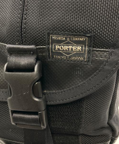 PORTER（ポーター）PORTER (ポーター) HEATメッセンジャーバッグ ブラックの古着・服飾アイテム