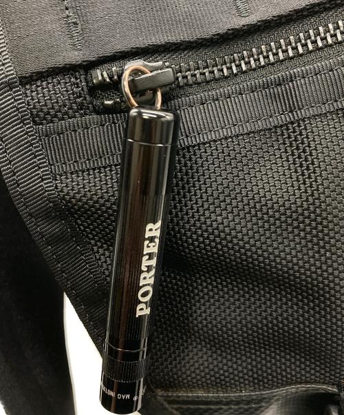 PORTER（ポーター）PORTER (ポーター) HEATメッセンジャーバッグ ブラックの古着・服飾アイテム