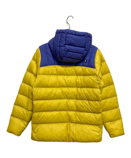 MARMOT（マーモット）MARMOT (マーモット) ウィメンズランスダウンフーディー パープル×イエロー サイズ:XLの古着・服飾アイテム