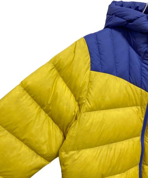 MARMOT（マーモット）MARMOT (マーモット) ウィメンズランスダウンフーディー パープル×イエロー サイズ:XLの古着・服飾アイテム