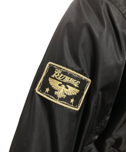 THE RUMBLE（ザ ランブル）THE RUMBLE (ザ ランブル) フーデットMA-１ジャケット ブラック サイズ:Mの古着・服飾アイテム