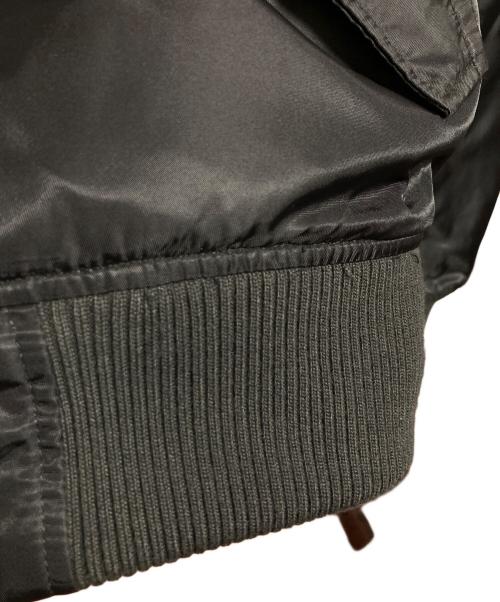THE RUMBLE（ザ ランブル）THE RUMBLE (ザ ランブル) フーデットMA-１ジャケット ブラック サイズ:Mの古着・服飾アイテム