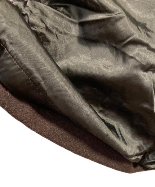 MaxMara（マックスマーラ）MaxMara (マックスマーラ) アンゴラ混ウールロングコート ブラウン サイズ:40の古着・服飾アイテム
