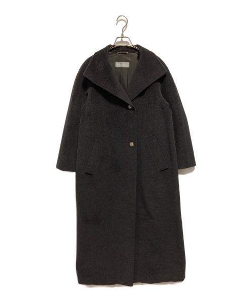 MaxMara（マックスマーラ）MaxMara (マックスマーラ) ウールロングコート グレー サイズ:38の古着・服飾アイテム