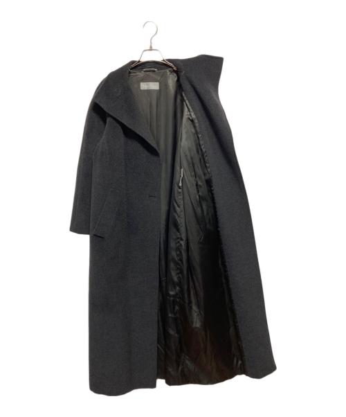 MaxMara（マックスマーラ）MaxMara (マックスマーラ) ウールロングコート グレー サイズ:38の古着・服飾アイテム