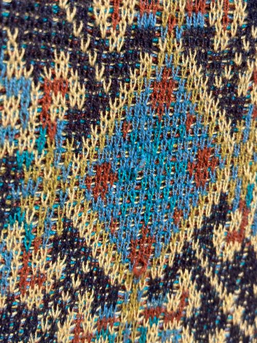 MISSONI UOMO（ミッソーニウオモ）MISSONI UOMO (ミッソーニウオモ) ニットベスト ネイビー×イエロー サイズ:38の古着・服飾アイテム