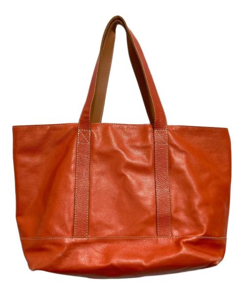 COMME des GARCONS HOMME（コムデギャルソン オム）COMME des GARCONS HOMME (コムデギャルソン オム) レザートートバッグ オレンジの古着・服飾アイテム