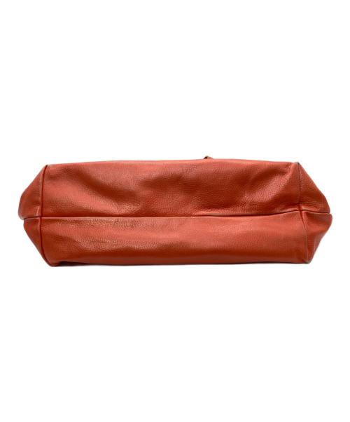COMME des GARCONS HOMME（コムデギャルソン オム）COMME des GARCONS HOMME (コムデギャルソン オム) レザートートバッグ オレンジの古着・服飾アイテム
