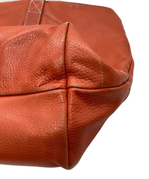 COMME des GARCONS HOMME（コムデギャルソン オム）COMME des GARCONS HOMME (コムデギャルソン オム) レザートートバッグ オレンジの古着・服飾アイテム