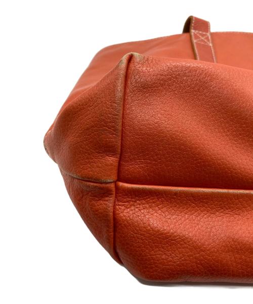 COMME des GARCONS HOMME（コムデギャルソン オム）COMME des GARCONS HOMME (コムデギャルソン オム) レザートートバッグ オレンジの古着・服飾アイテム
